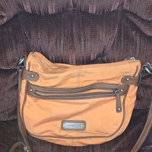 St. John's Bay Orange and Brown Crossbody Bag